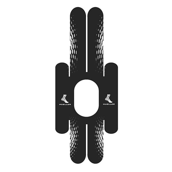 Tape Kinesiology EasyFit Cloth Pre Cut Adhesive Black Ea
